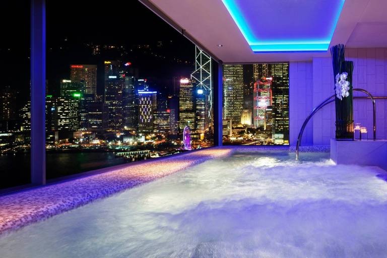 Bliss Spa at W Hong Kong offers state of the art body treatments and a dry sauna, putting rest and relaxation at the forefront of the experience.