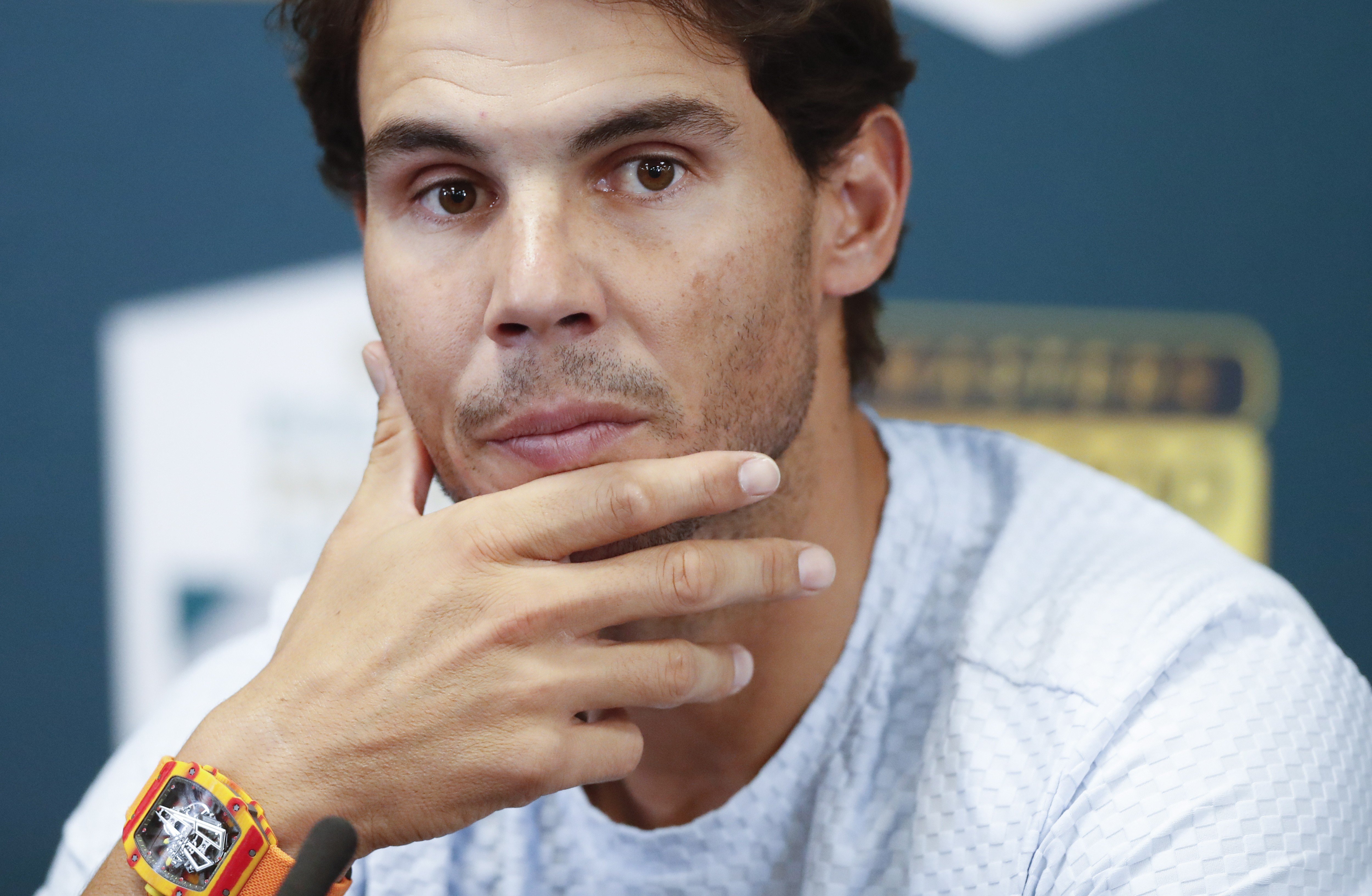 Rafael Nadal wearing Richard Mille’s RM 27-03 watch – a celebrity endorsement that makes sense. Photo: EPA