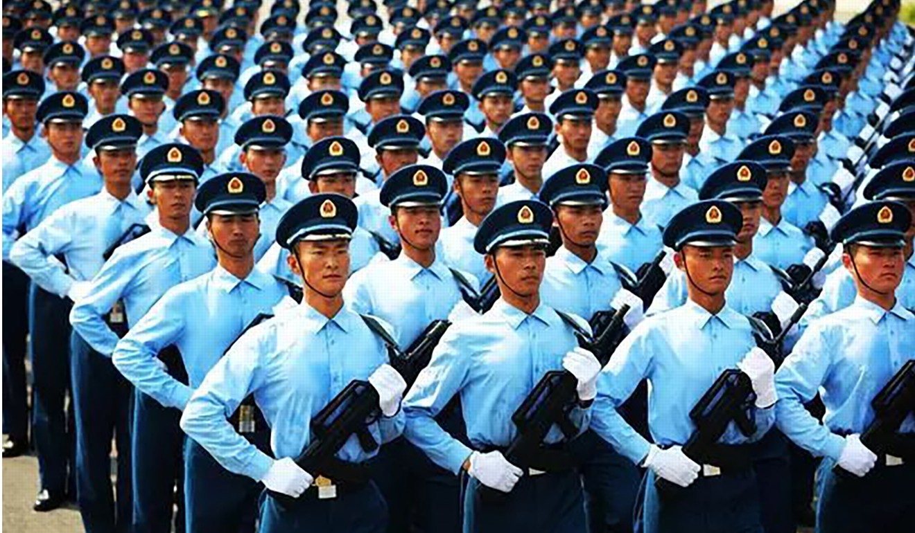 Tens of thousands of troops will take part in China’s National Day parade on October 1. Photo: Thepaper.cn
