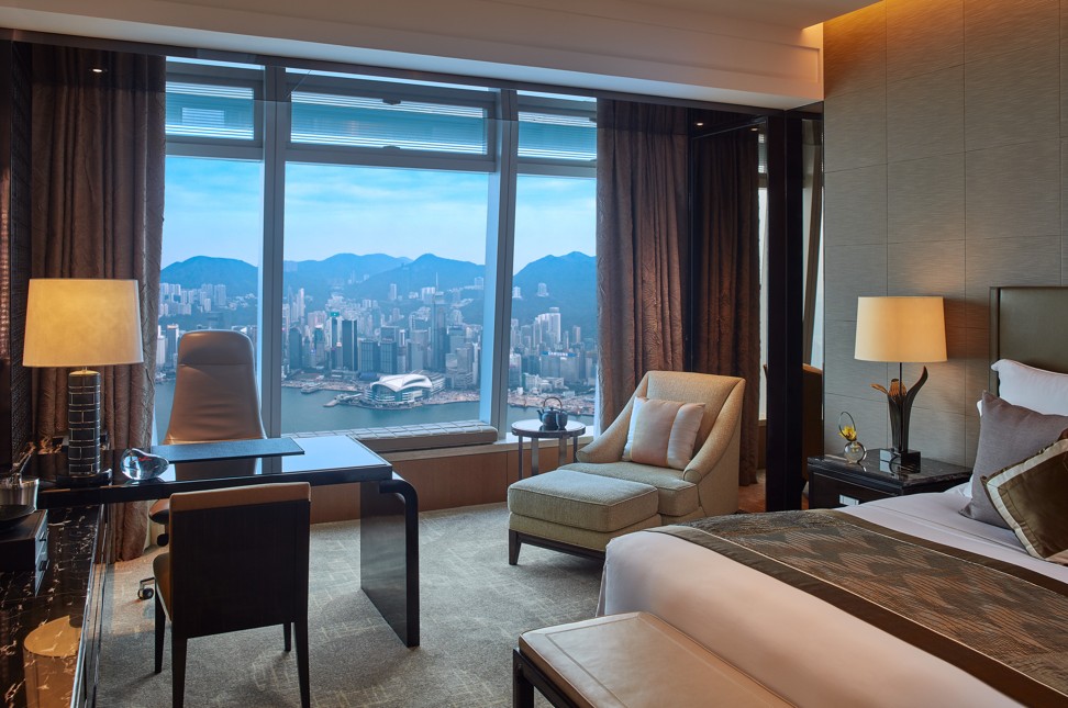 Deluxe Victoria Harbour Room at the Ritz-Carlton Hong Kong