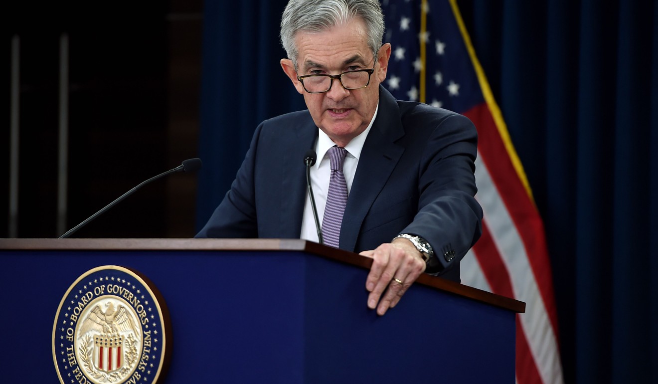 Federal Reserve Board Chairman Jerome Powell speaks at a news conference after a Federal Open Market Committee meeting on September 18. The state of the economy means that the Fed will need to maintain a relatively large balance sheet. Photo: AFP