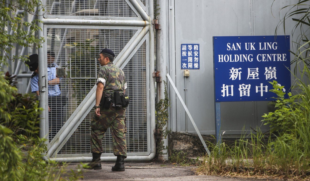 San Uk Ling Holding Centre has come under public scrutiny. Photo: Winson Wong