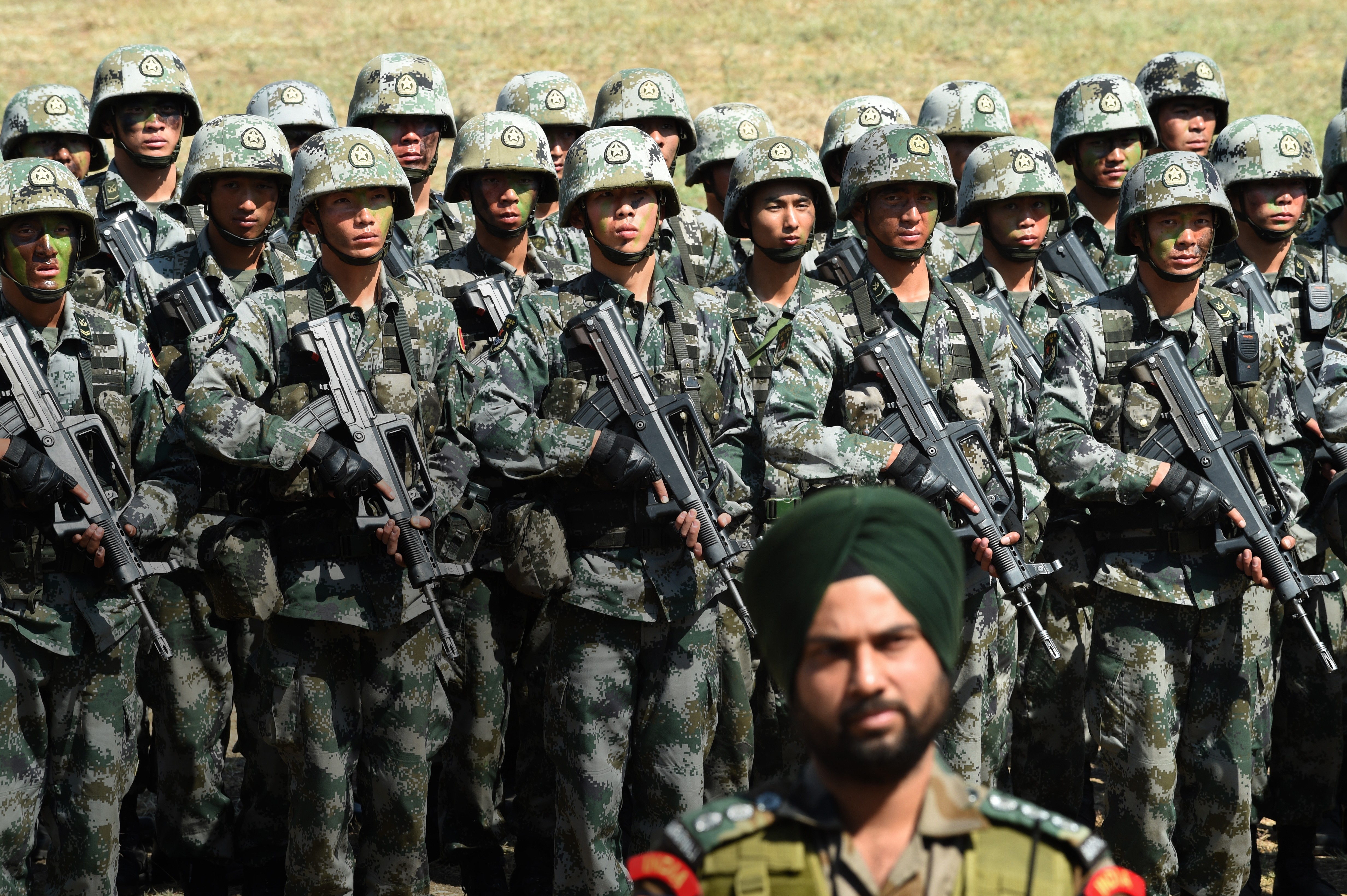 Chinese and Indian troops are reported to have clashed in the eastern section of Jammu and Kashmir earlier this month. Photo: AFP