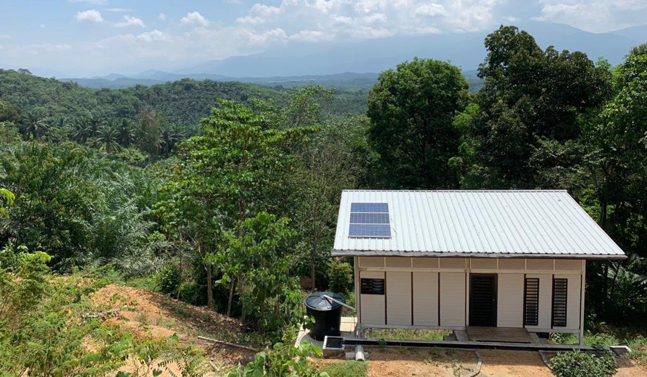 Atiqah’s DIY tiny home on the outskirts of Kuala Lumpur. Photo: Atiqah Nadiah Zailani