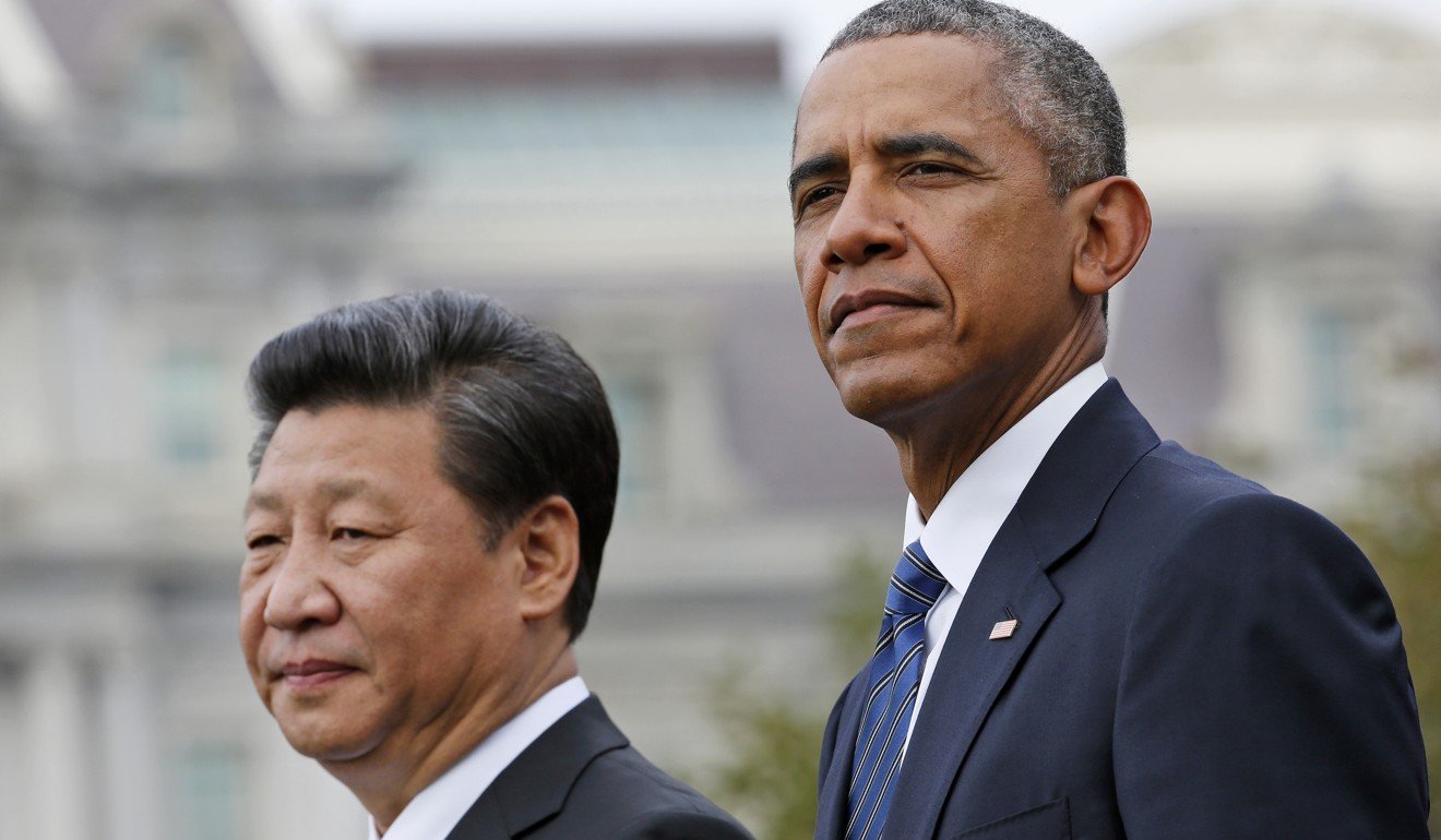 Former US President Barack Obama, pictured with Chinese President Xi Jinping, began to apply pressure on China over theft of intellectual property. Photo: AP