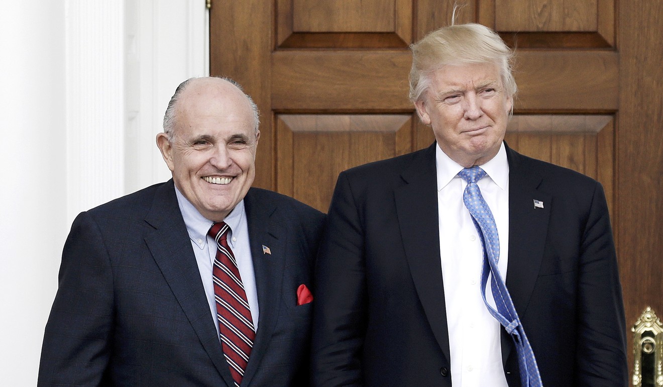 Rudy Giuliani, Trump’s personal lawyer. Photo: EPA-EFE