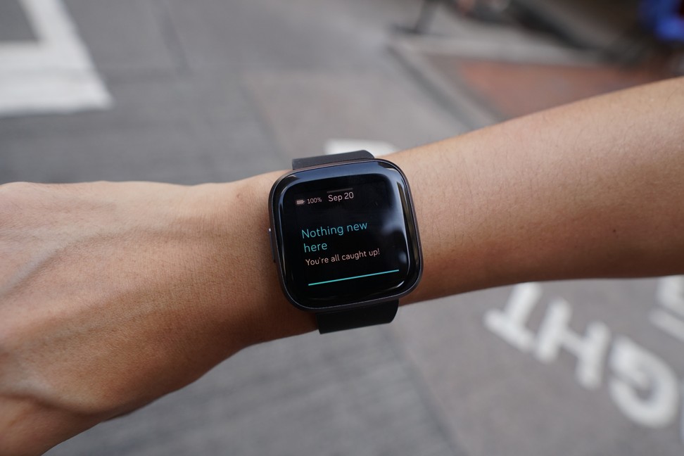 Notifications come in a timely manner, but FitbitOS is not too clever at getting rid of them even after the user has interacted with them. Photo: Ben Sin