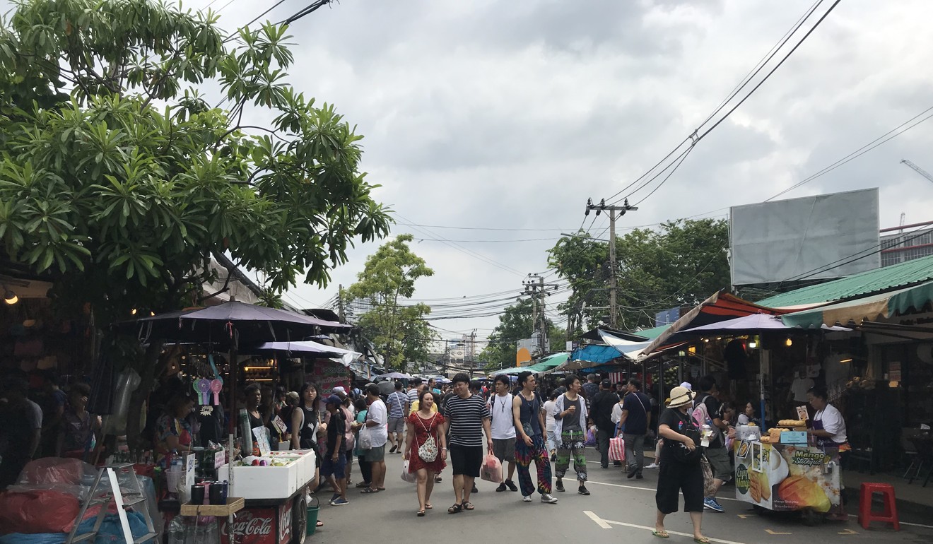 Bangkok’s Chatuchak market is also a popular shopping spot for Indian tourists. Photo: Team Ceritalah