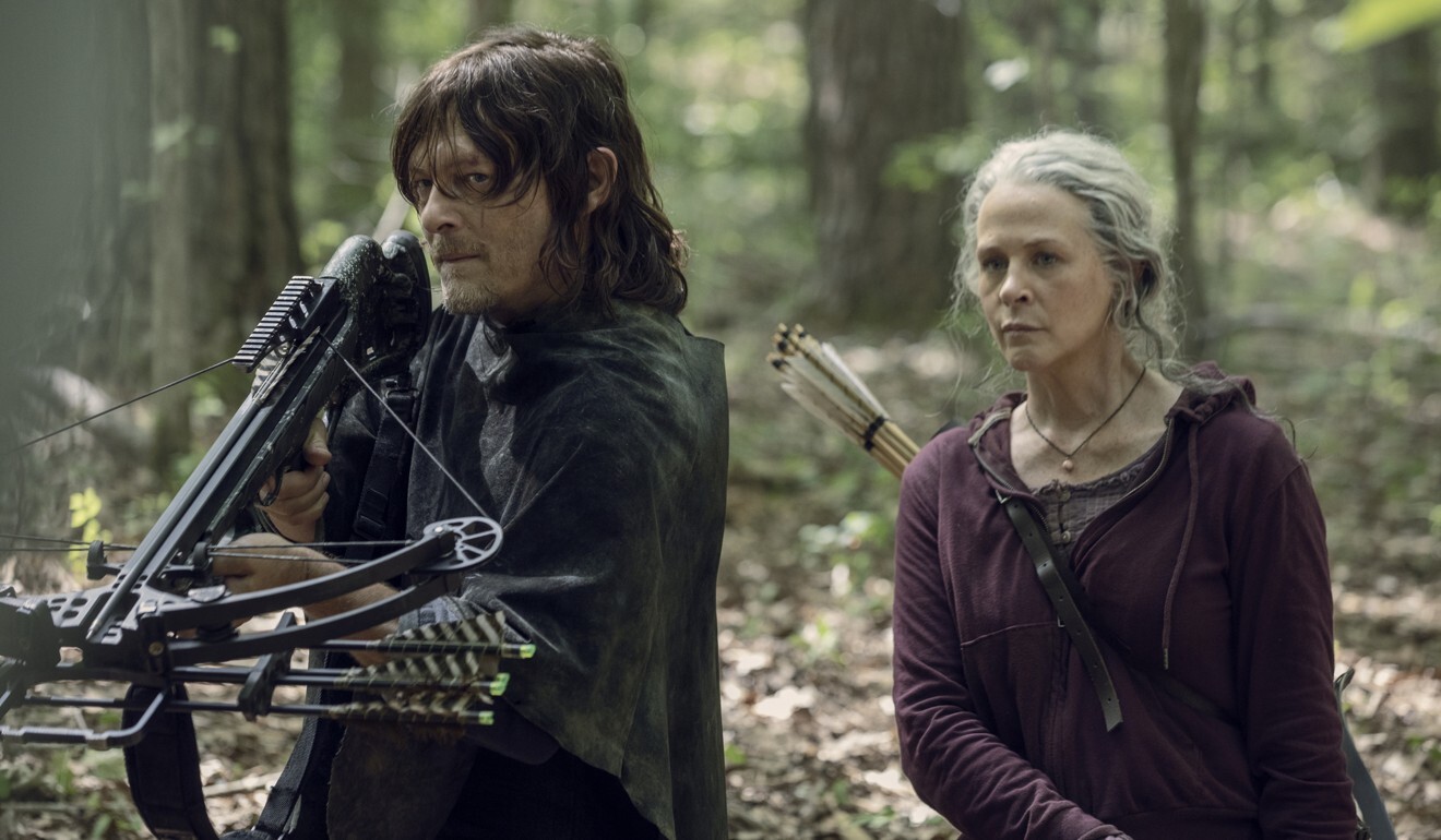 Norman Reedus plays Daryl Dixon with Melissa McBride as Carol Peletier in The Walking Dead Season 10. Photo: Fox Entertainment