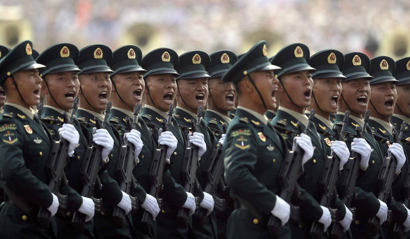 China’s military parade was a celebration of national pride, resolve and modernity. Photo: AP