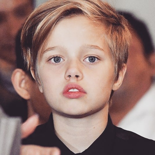 Shiloh Jolie-Pitt, who has expressed a wish to be called John, has the potential to inspire progressive dialogue. Photo: Instagram