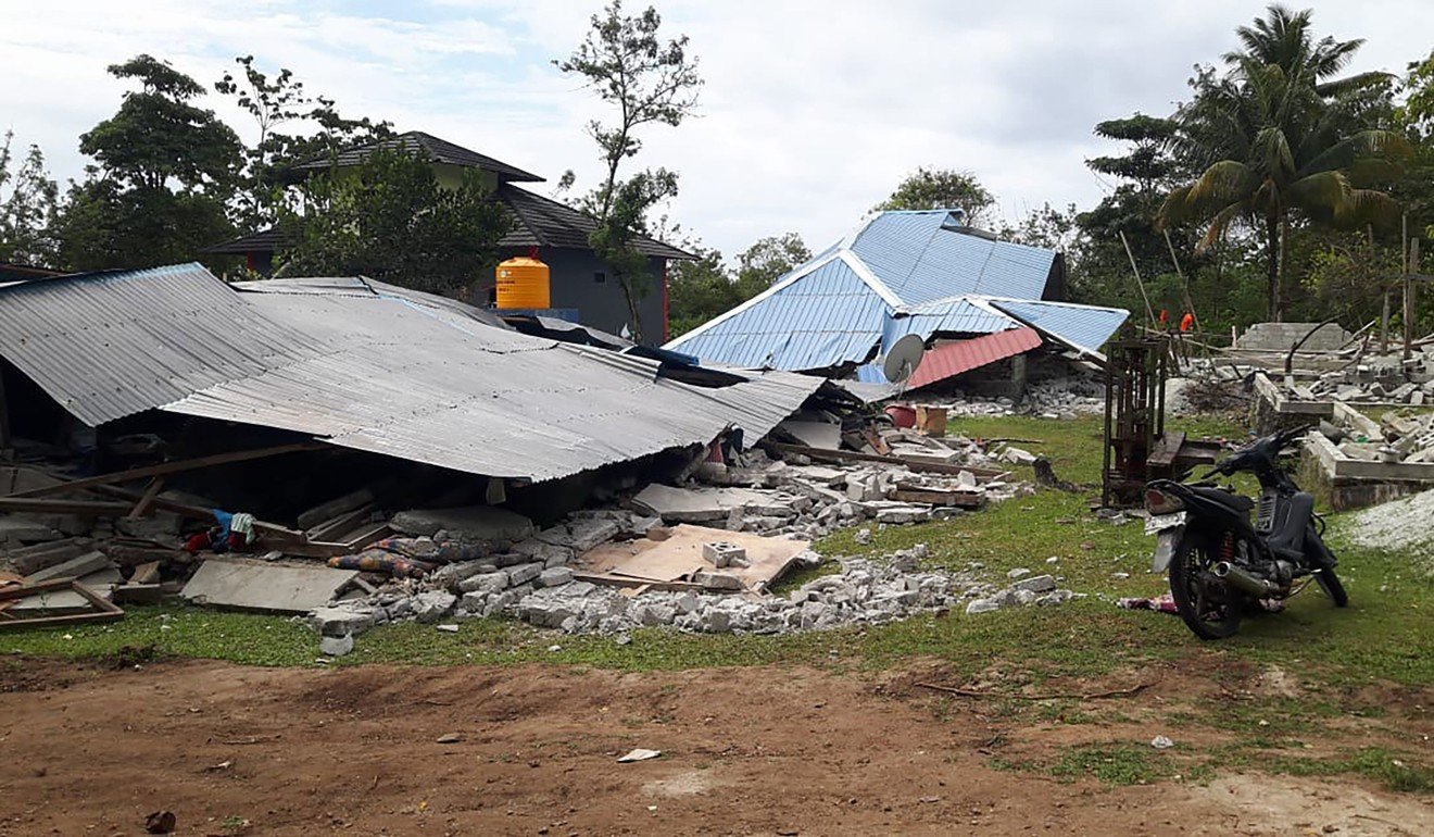 Damaged homes in Ambon, Indonesia's Maluku Islands. Photo: AFP