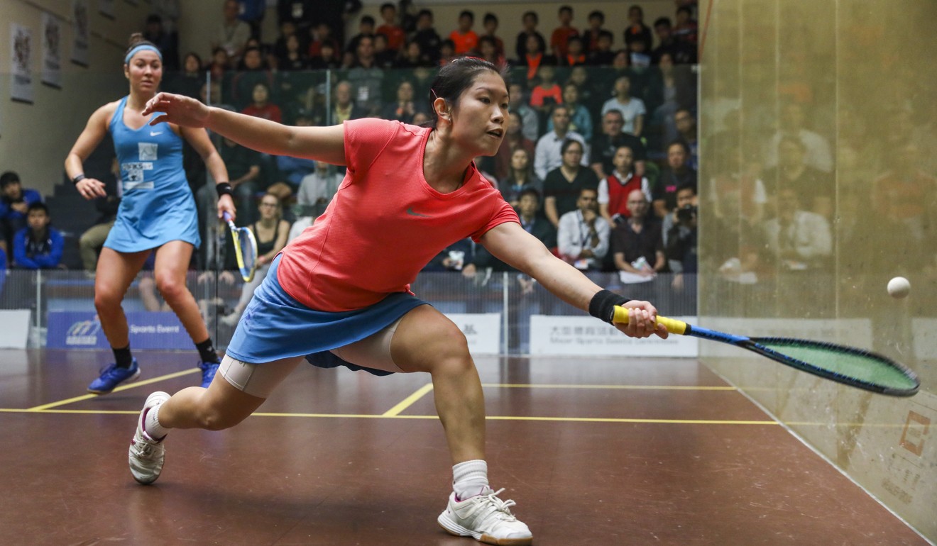Hong Kong’s Annie Au was hoping to play in front of her home crowd at the 2019 Squash Open. Photo: Dickson Lee