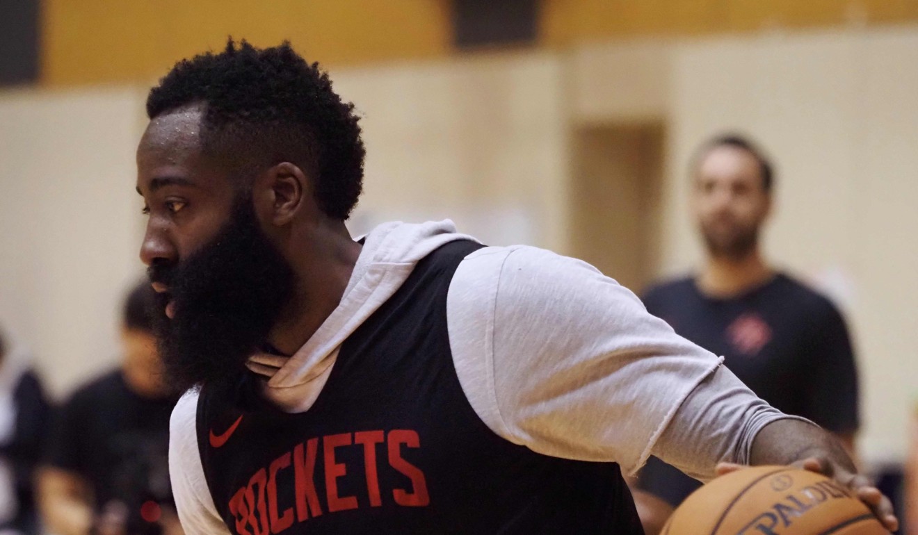Houston Rockets star James Harden apologised to Chinese fans on Monday. Photo: AFP