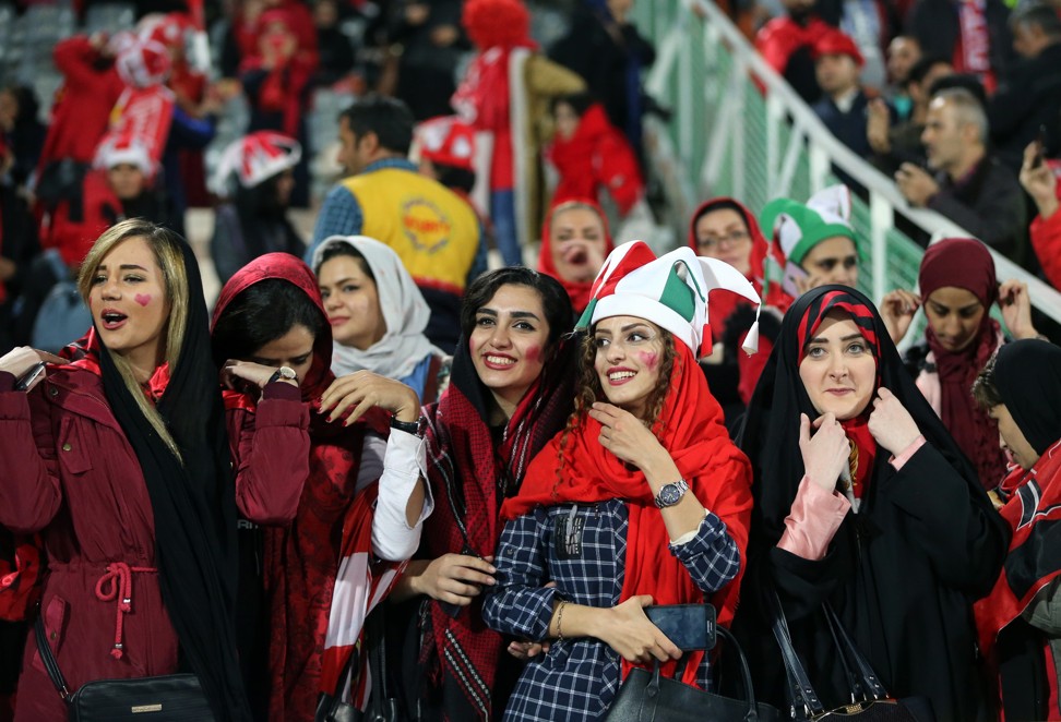 File photo of supporters cheering during the AFC Champions League match between Perspolis FC and Kashima Antlers. Photo: EPA-EFE