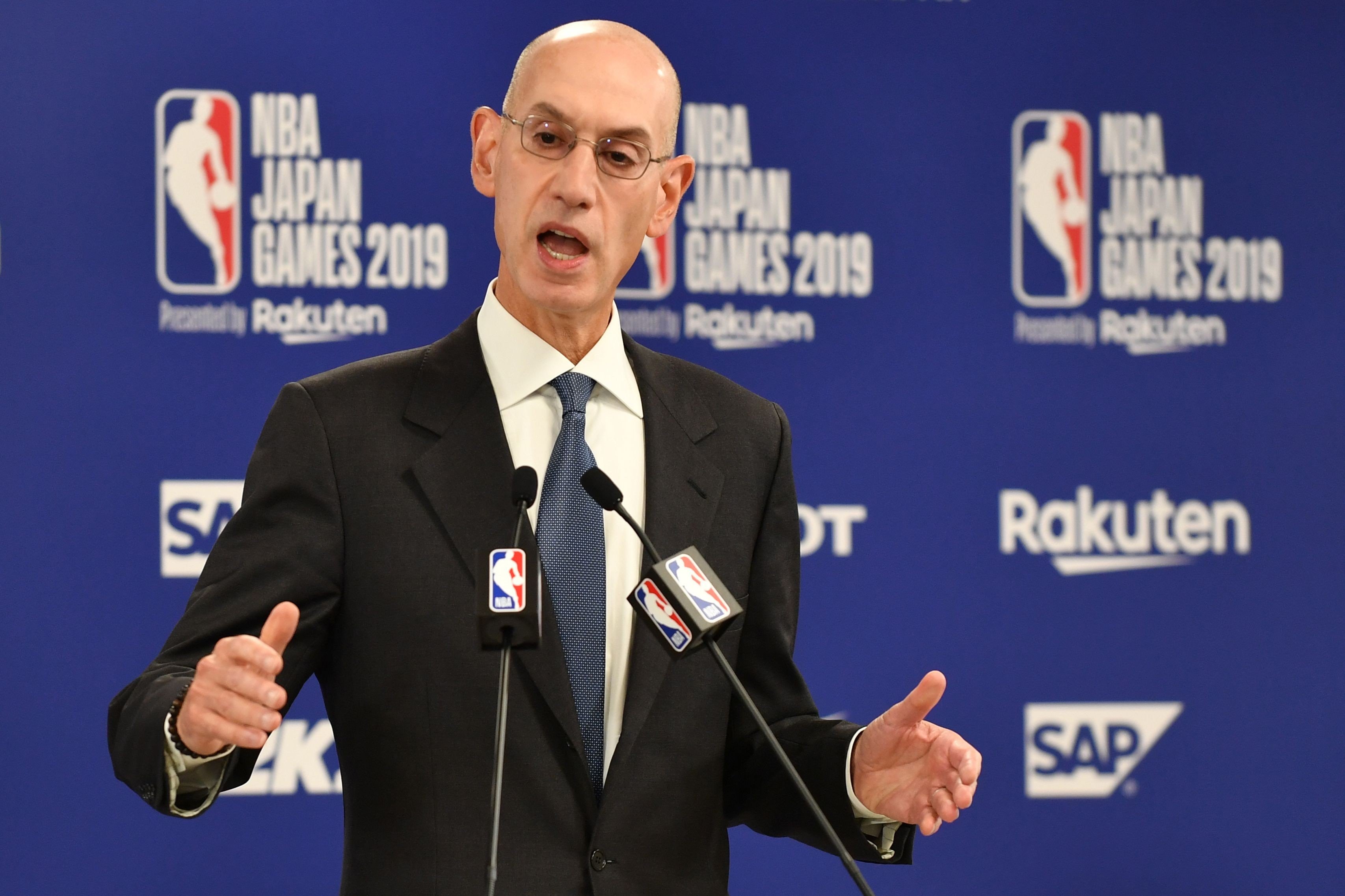 NBA commissioner Adam Silver defended the personal freedom of the Houston Rockets general manager to support protesters in Hong Kong. Photo: AFP