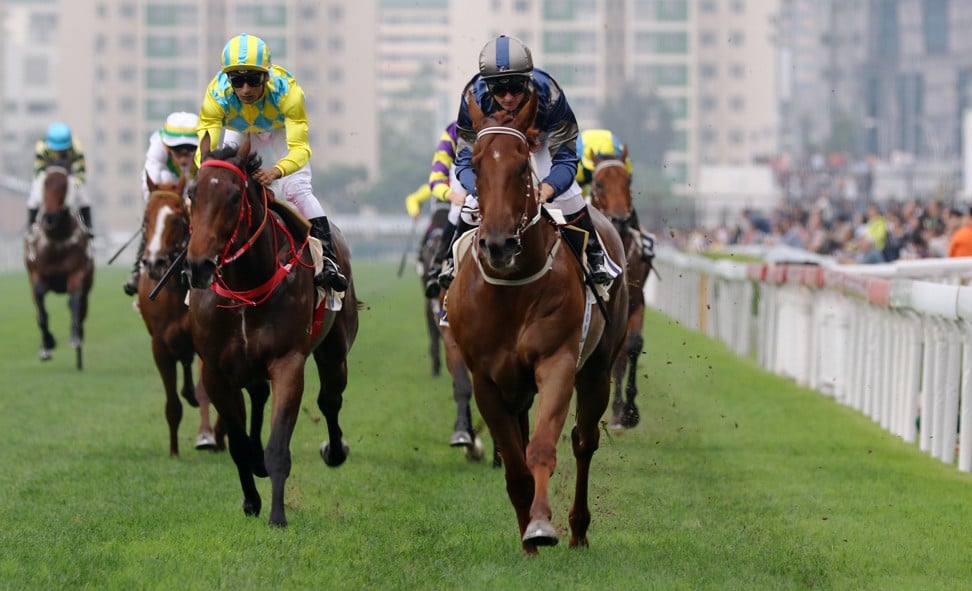 Aethero wins down the Sha Tin straight last season.