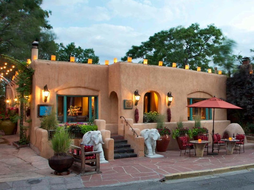 The Inn of the Five Graces sits in the middle of Santa Fe's historic downtown.