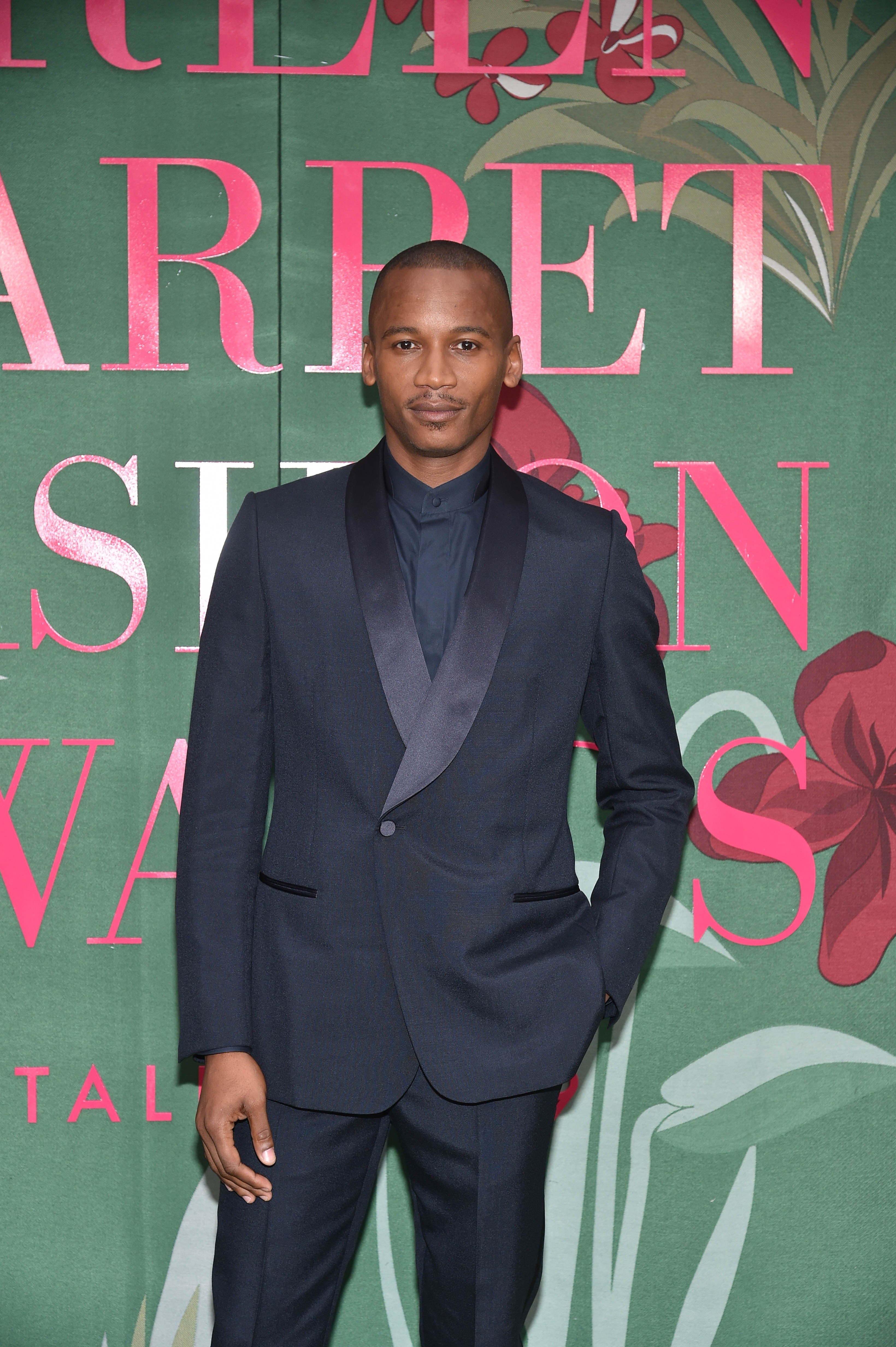 American-British ballet dancer Eric Underwood at the Green Carpet Fashion Awards, hosted by the National Chamber of Italian Fashion. Ermenegildo Zegna won an award in Recognition of Sustainability.