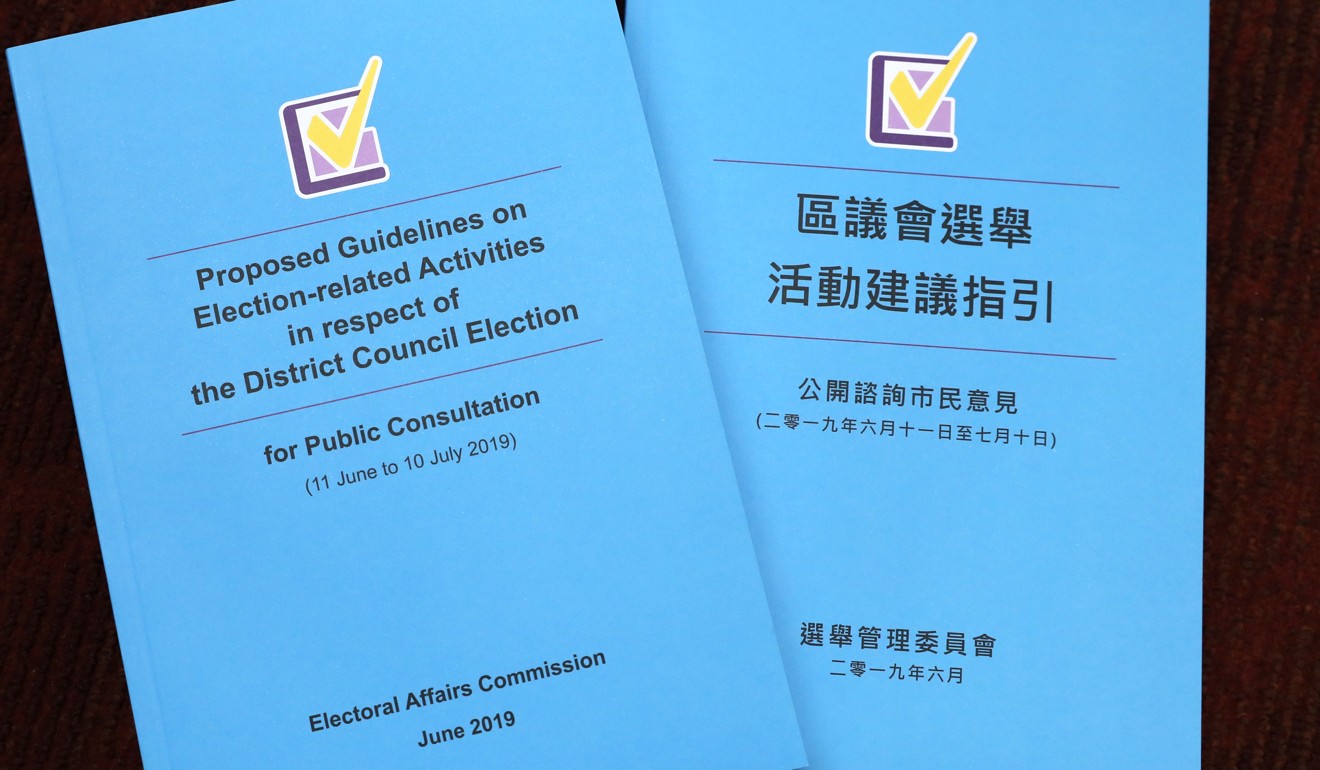 The change in election laws was brought forward because of the current situation. Photo: Nora Tam