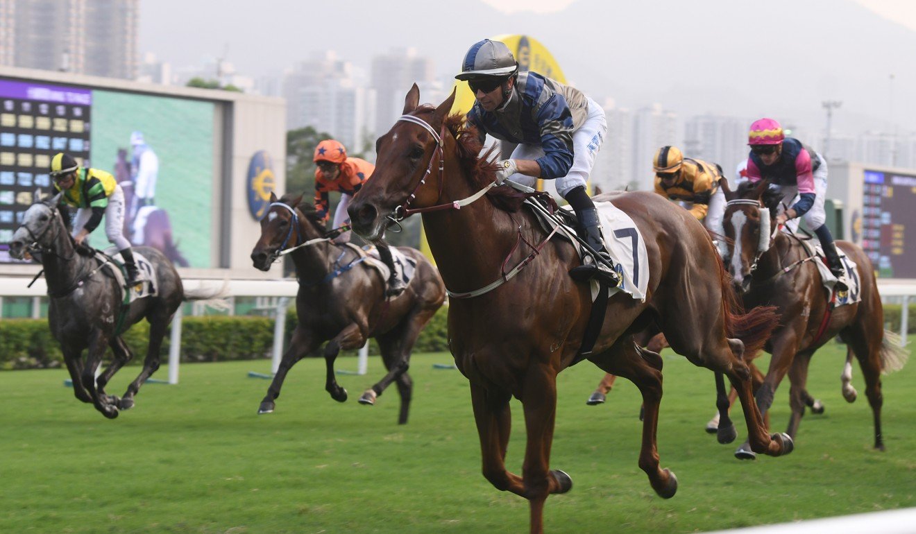 Aethero wins at Sha Tin on Saturday.