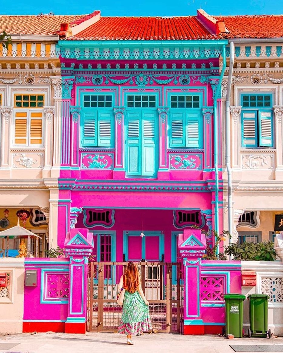 Singapore has a plethora of Instagramable spots, such as the row of confectionery-coloured, pastel-dream houses lining Koon Seng Rd.