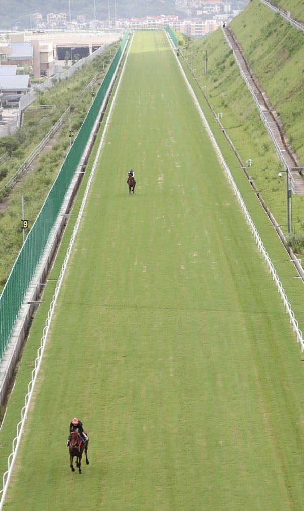 The uphill gallop at Conghua. Photo: HKJC