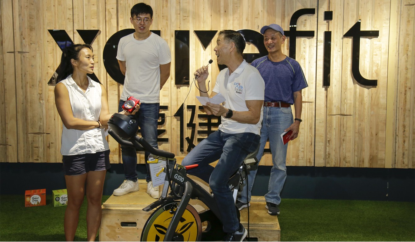 62-year-old Lester Lin won an Xare Fit green energy competition in Taiwan where members competed to see who could produce the most electricity.