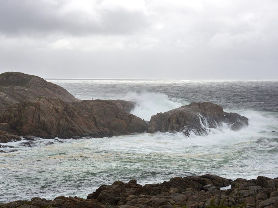 Stormy seas in Lindesnes, Norway. Photo: Shutterstock/sergioboccardo