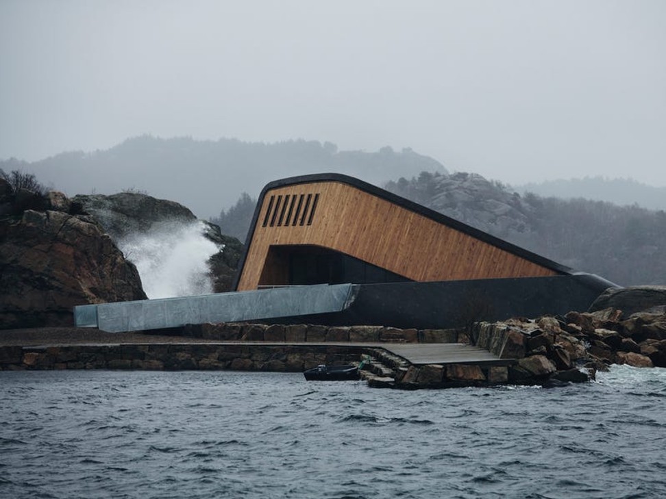 Rough weather will offer the ‘most exciting’ time to visit, according to Under’s architects. Photo: Ivar Kvaal