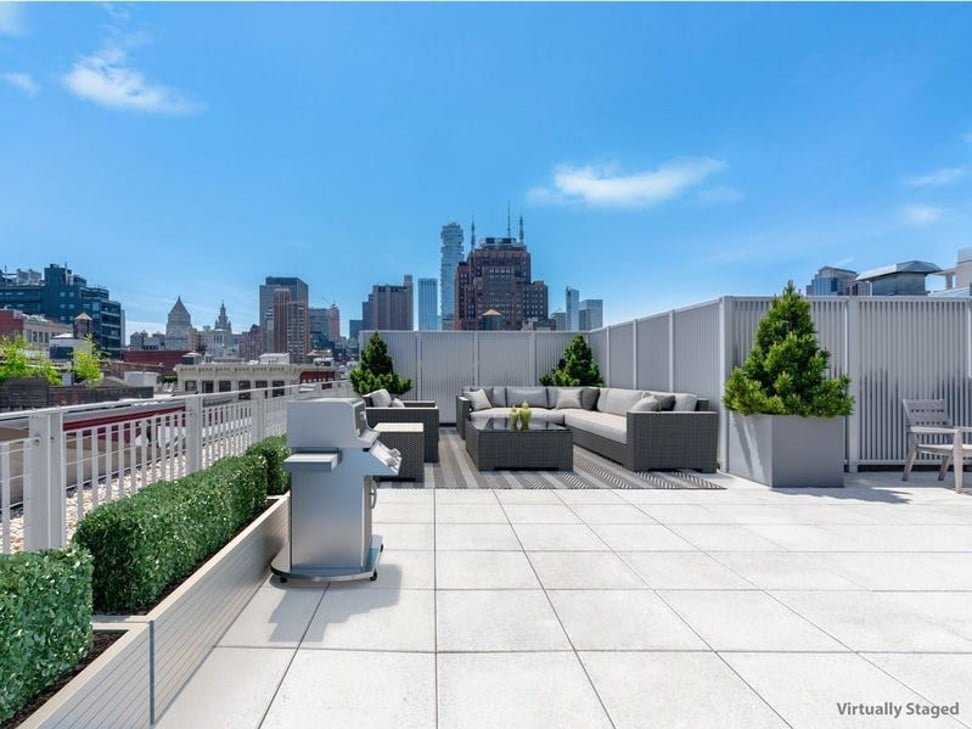 Zayn Malik’s roof terrace. Photo: StreetEasy listing courtesy of Dallien Realty