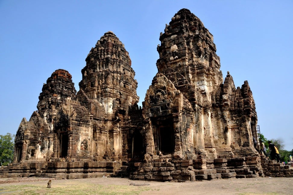 The historic Khmer-style Wat Phra Phang Sam Yot temple. Photo: Alamy