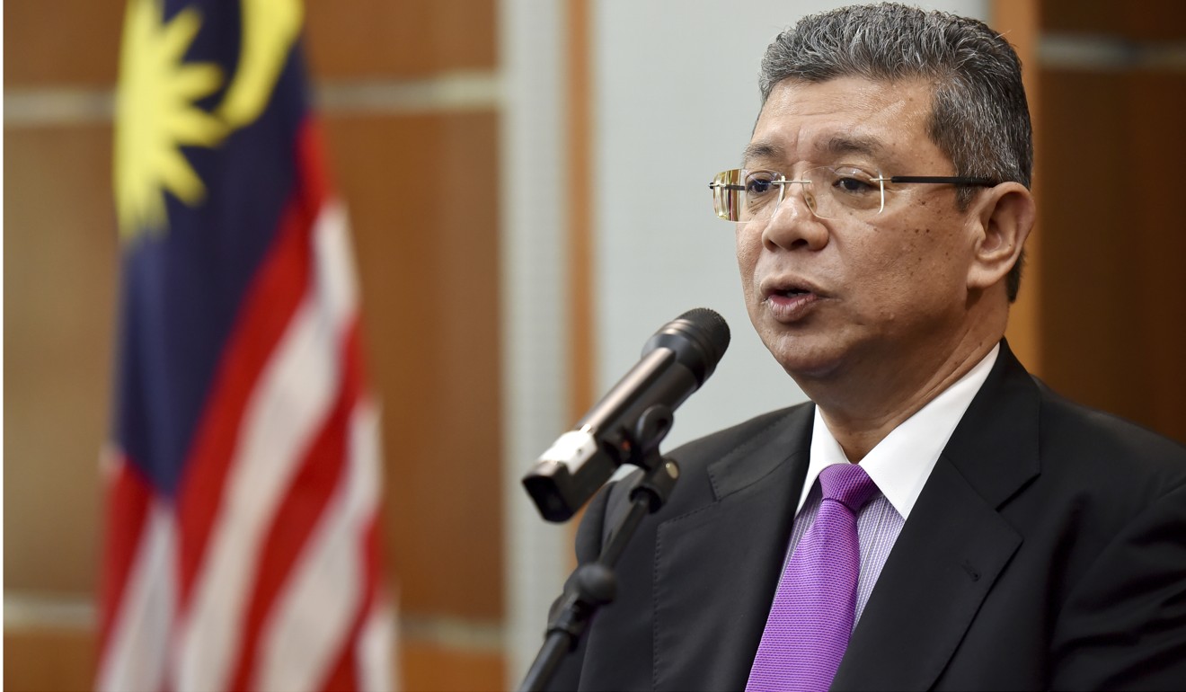 Malaysian foreign minister Saifuddin Abdullah. Photo: AP