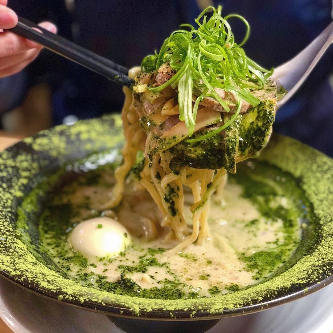 Matcha ramen is just one of the many recipes concocted to capitalise on the craze for Japanese green tea-flavoured foods. Photo: Instagam
