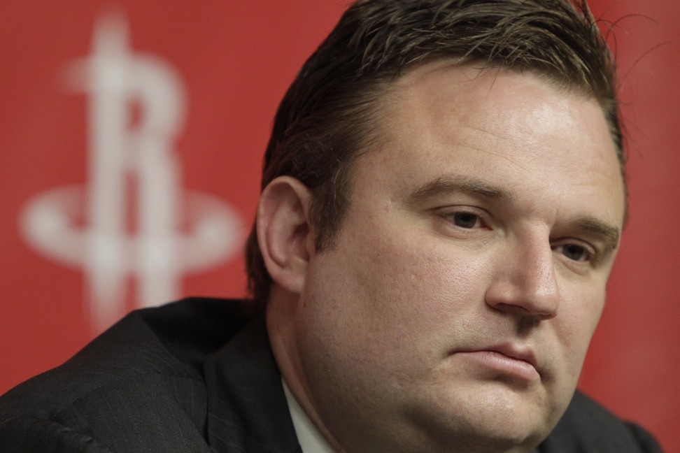 Houston Rockets general manager Daryl Morey, during a Houston news conference in 2011. Photo: AP
