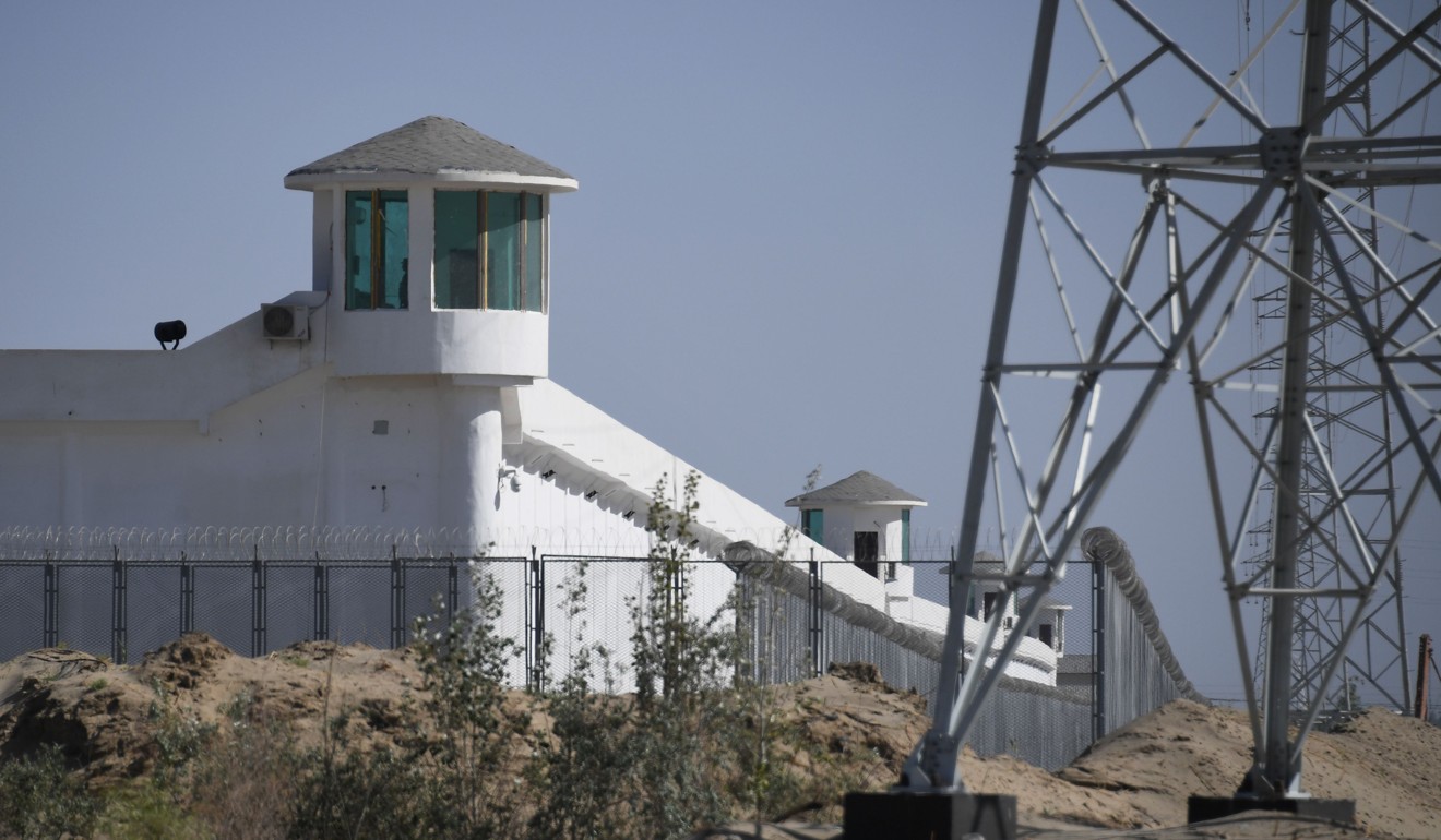 A re-education camp in Xinjiang, China, where mostly Muslim ethnic minorities are detained. UTS has insisted its research has not been used in Xinjiang. Photo: AFP