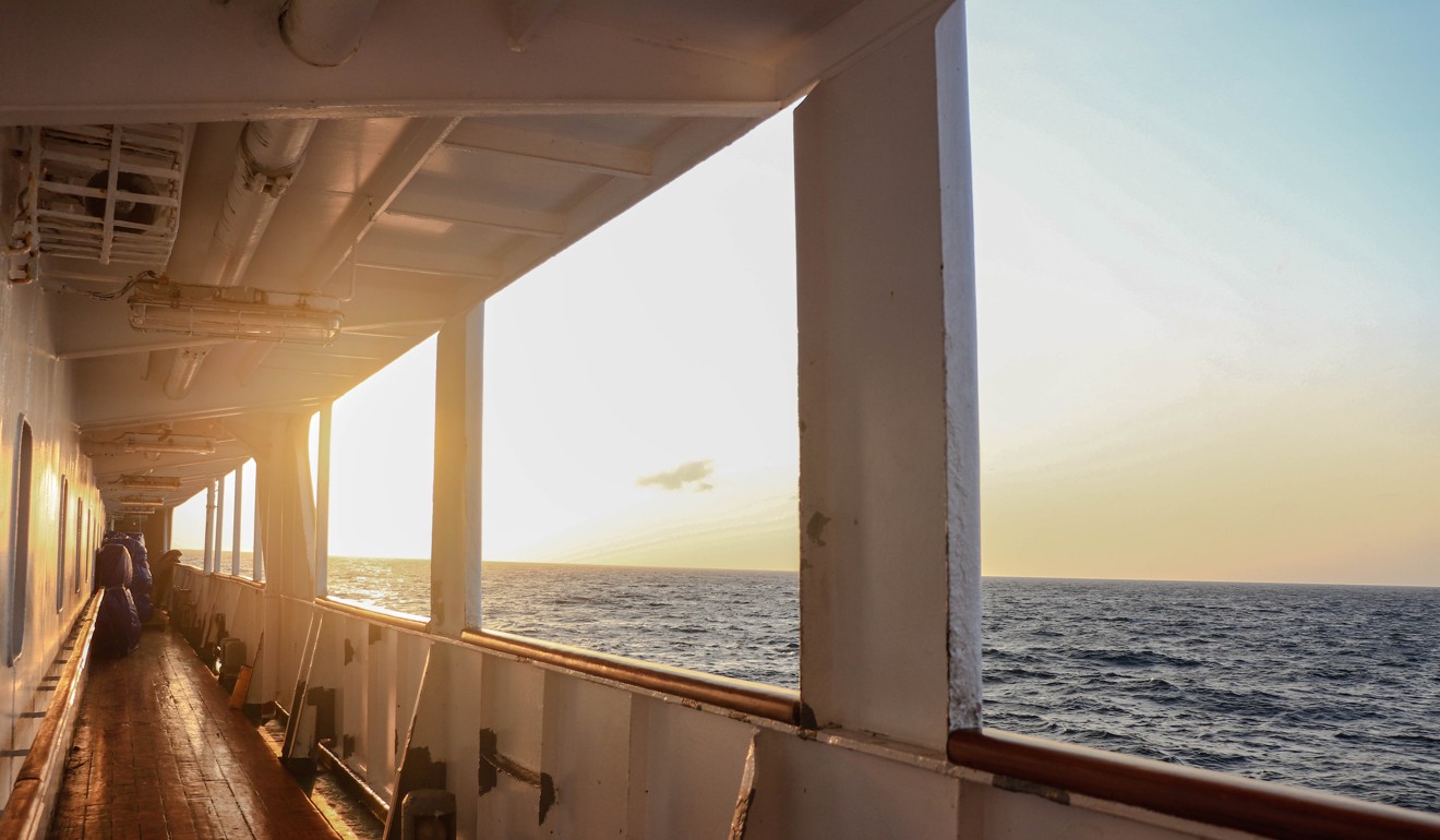 A view of the sunrise from a deck of the Nggapulu. Photo: Team Ceritalah