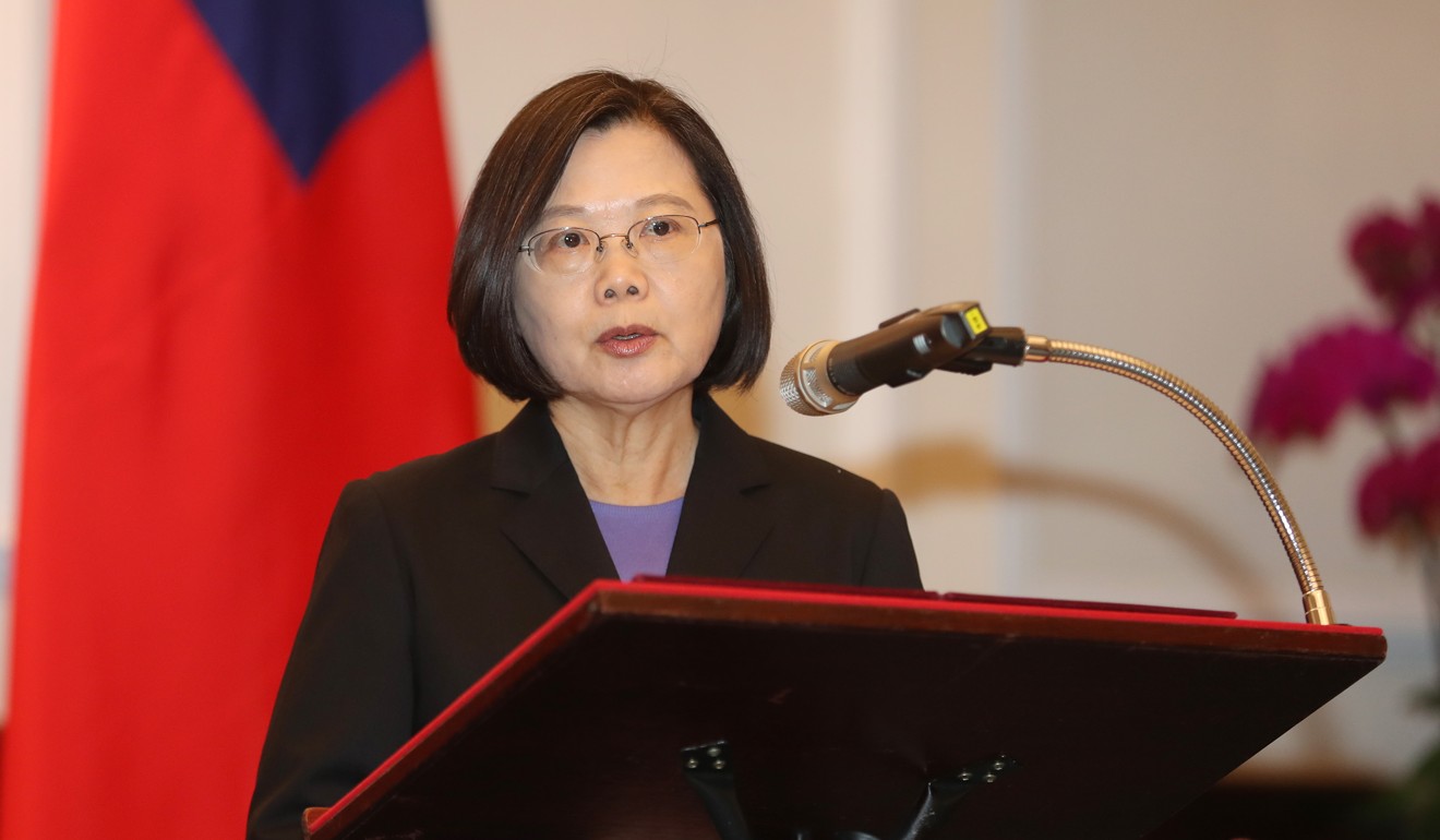 Speaking after Chan’s release, Taiwan President Tsai Ing-wen said she hopes the Hong Kong government did not avoid Taiwan’s request for judicial support over the matter. Photo: CNA