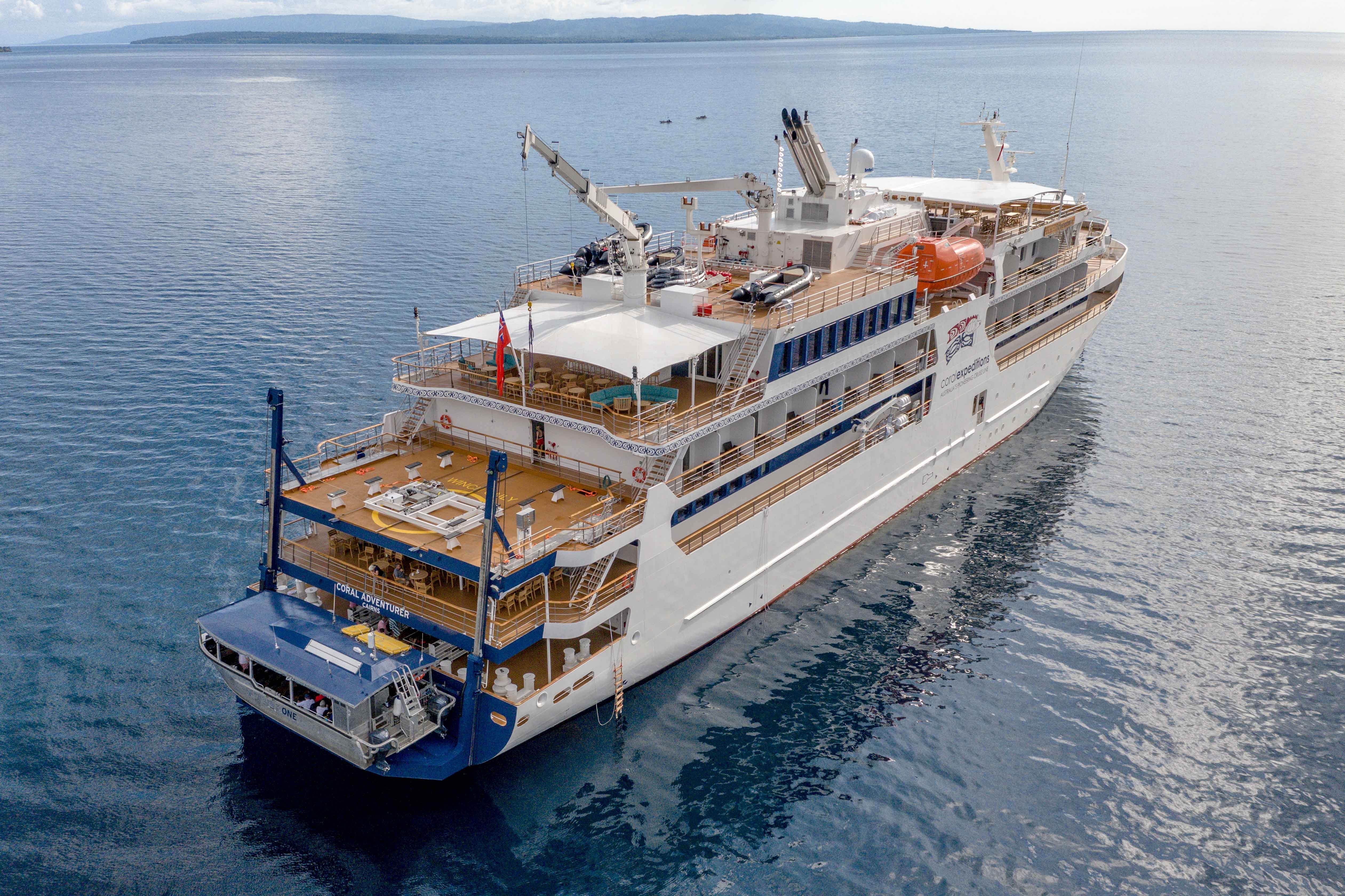 The new 120-passenger Coral Adventurer will sail from Darwin, Australia, and circumnavigate the island of New Guinea, on a unique cruise departing in October next year.