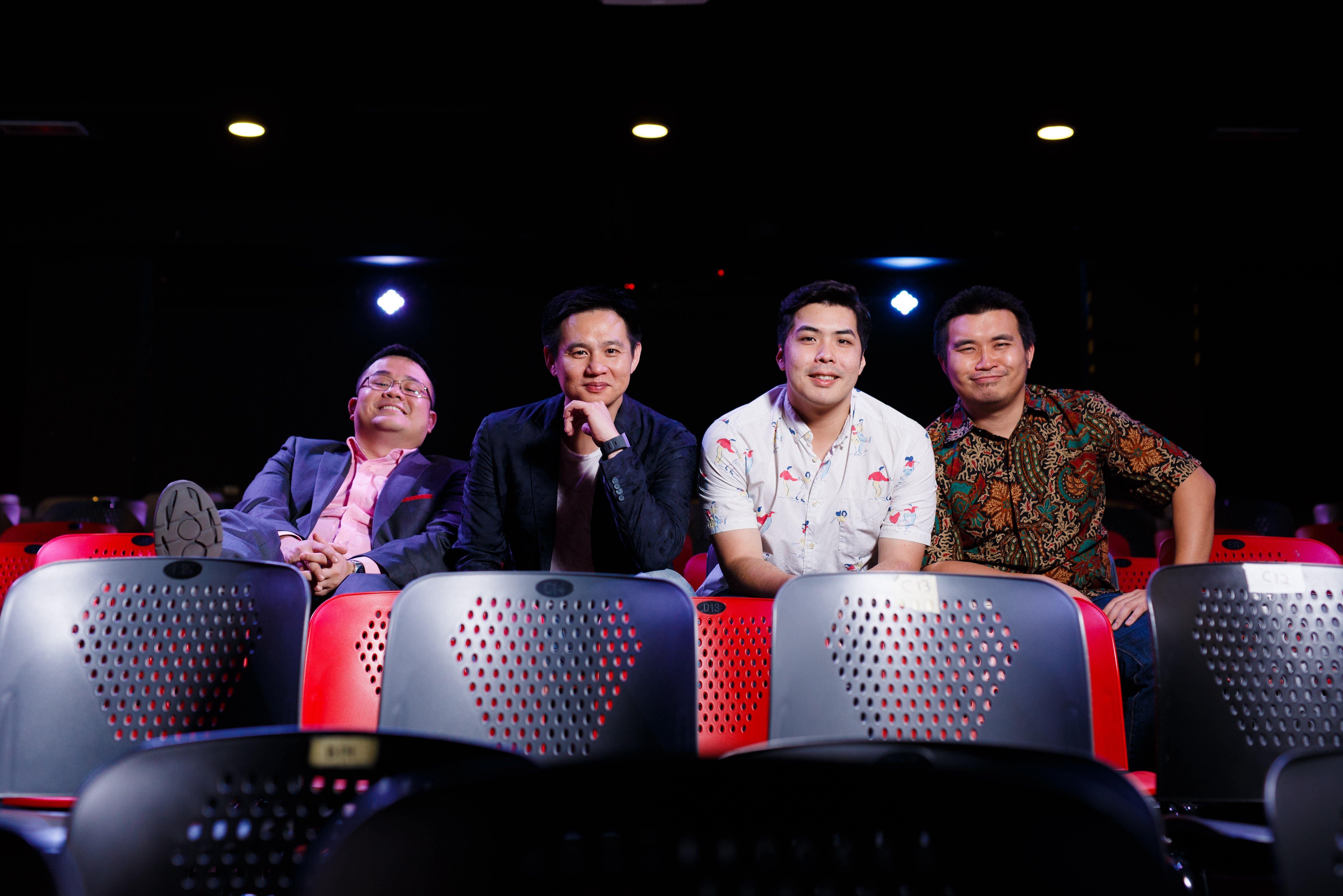 The Malaysian Association of Chinese Comedians (from left) Dr Jason Leong, Douglas Lim, Kuah Jenhan, and Phoon Chi Ho. The popular comedy troupe will be performing later this month at Sai Wan Ho Civic Centre, Hong Kong, on their farewell tour.