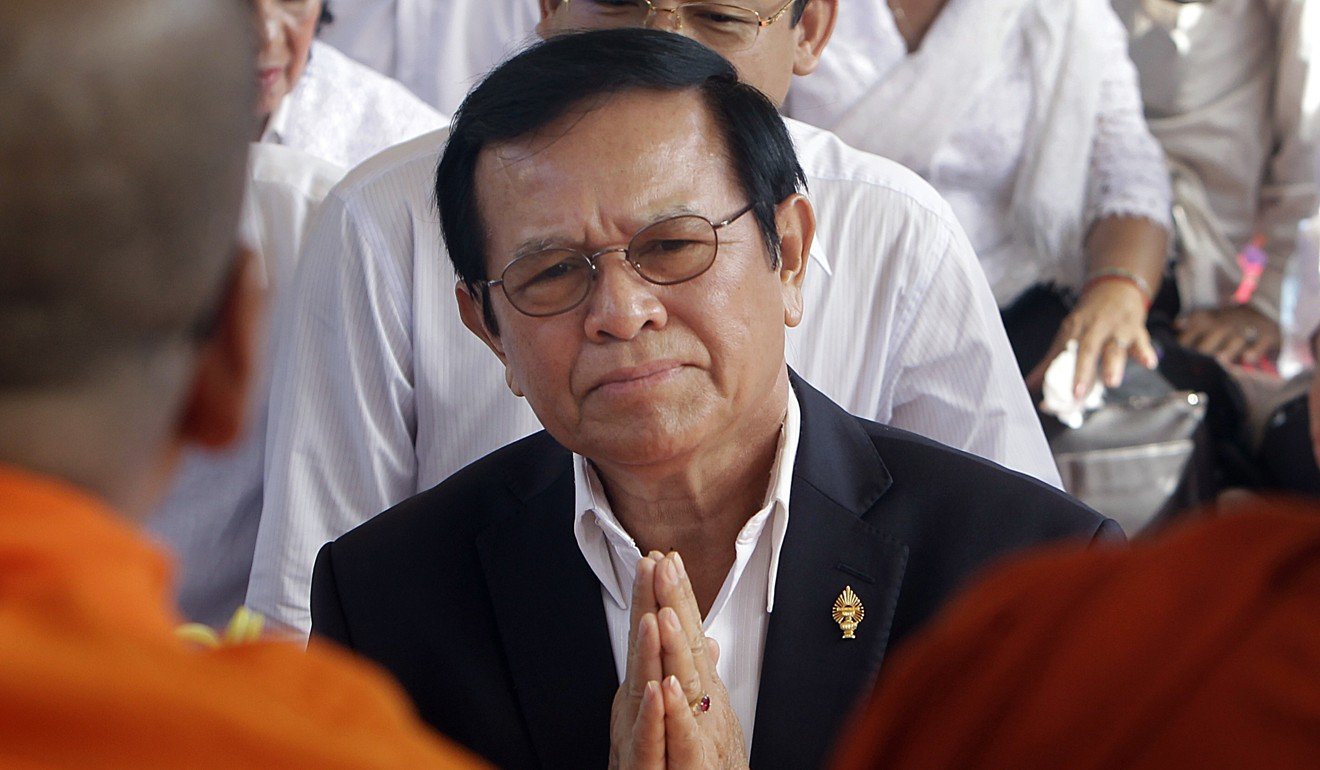 Kem Sokha, leader of the now-dissolved opposition Cambodia National Rescue Party. Photo: AP