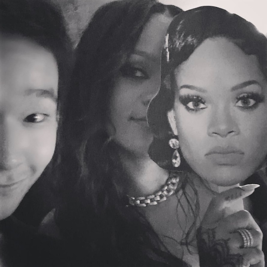 A self picture of Eric Tse with Rihanna. Photo: Instagram @erictse0816