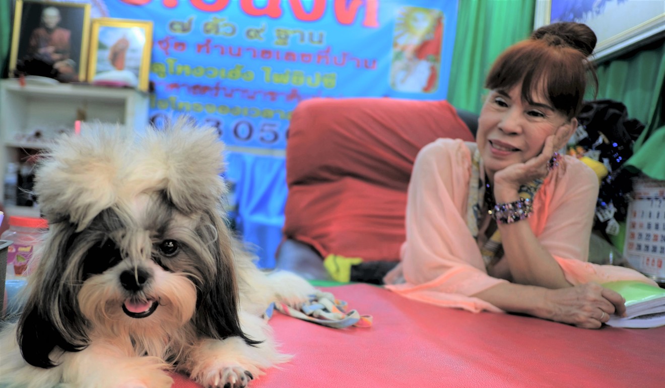Anong Sukjam, a fortune-teller, claims to have a sixth sense that allows her to see ghosts. Photo: SCMP