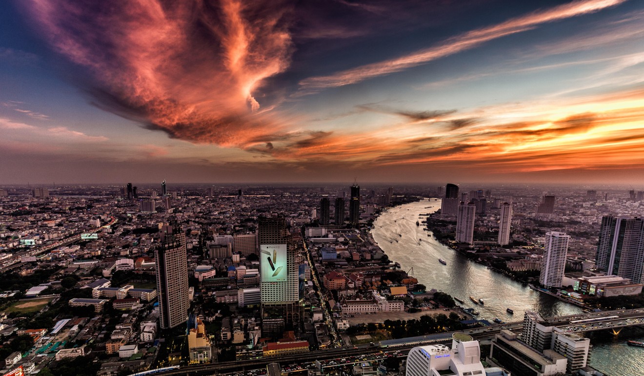 View over Chao Phraya river in Bangkok. Photo: Alamy