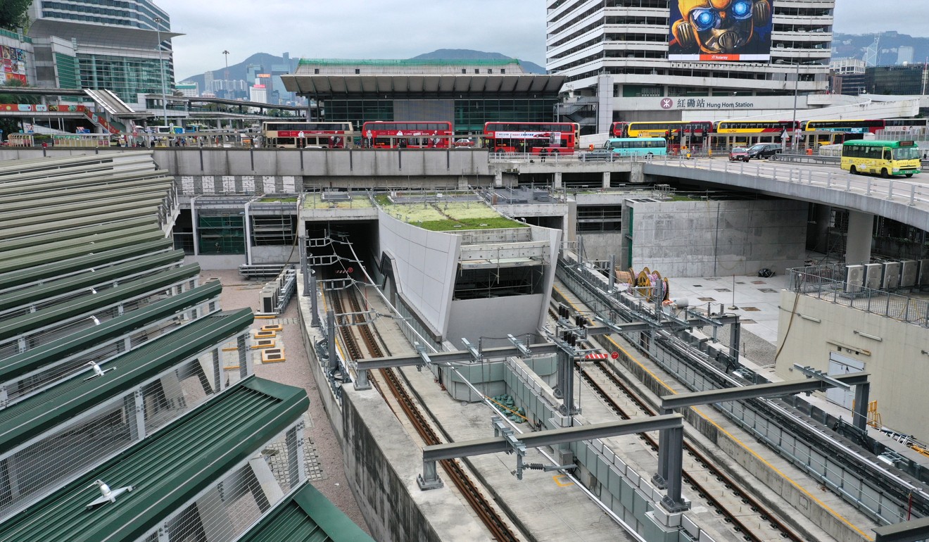 The need to reinforce platforms at Hung Hom station added HK$2 billion to the cost of the project. Photo: Winson Wong