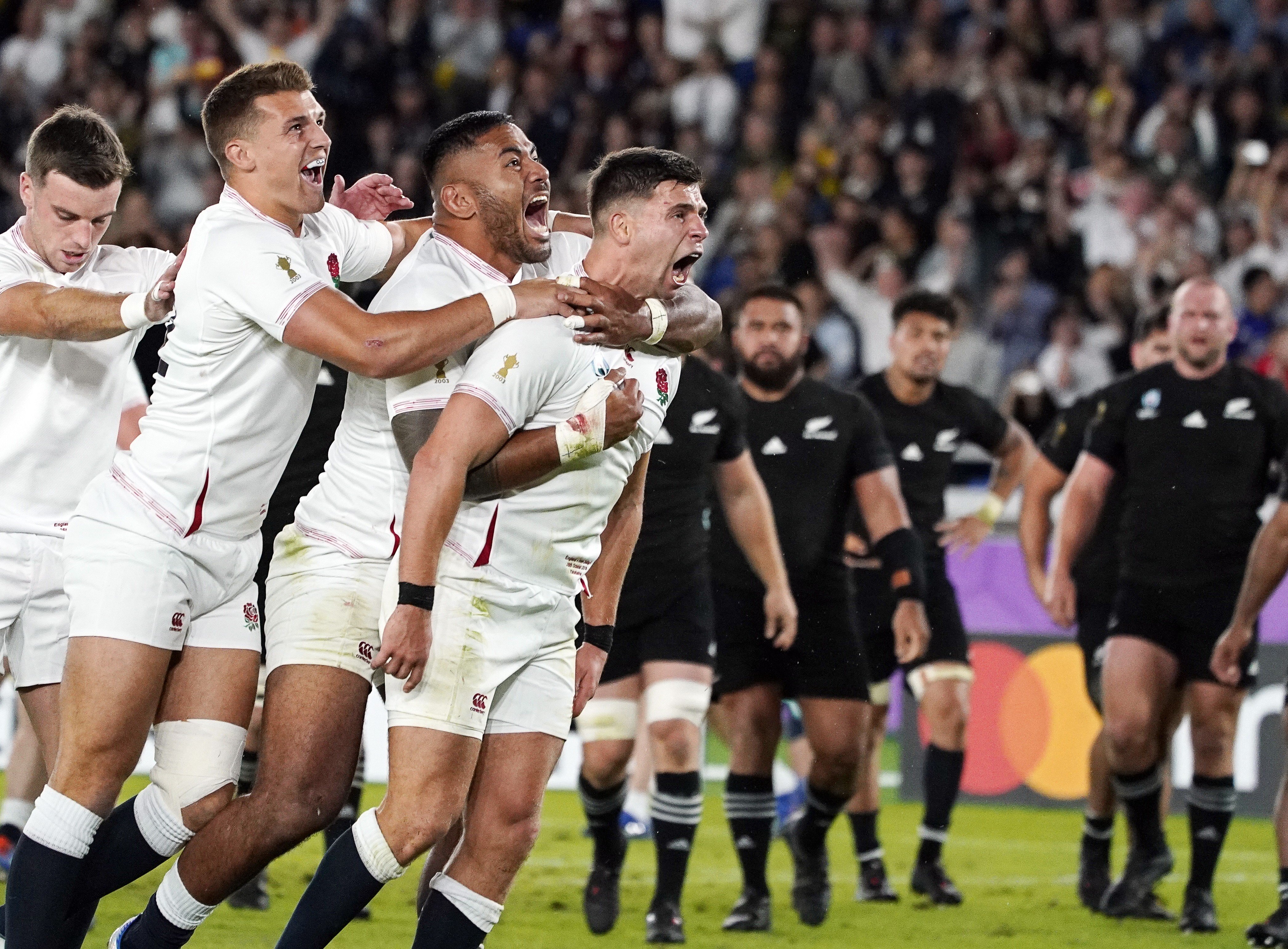 England secured a famous win over the world champions in Japan. Photo: EPA