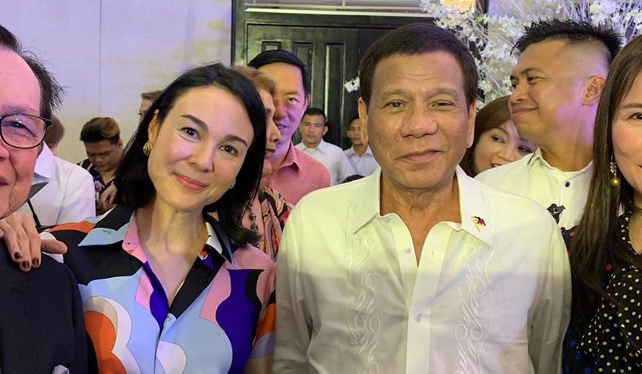 Gretchen Barretto with President Rodrigo Duterte: Photo: Instagram