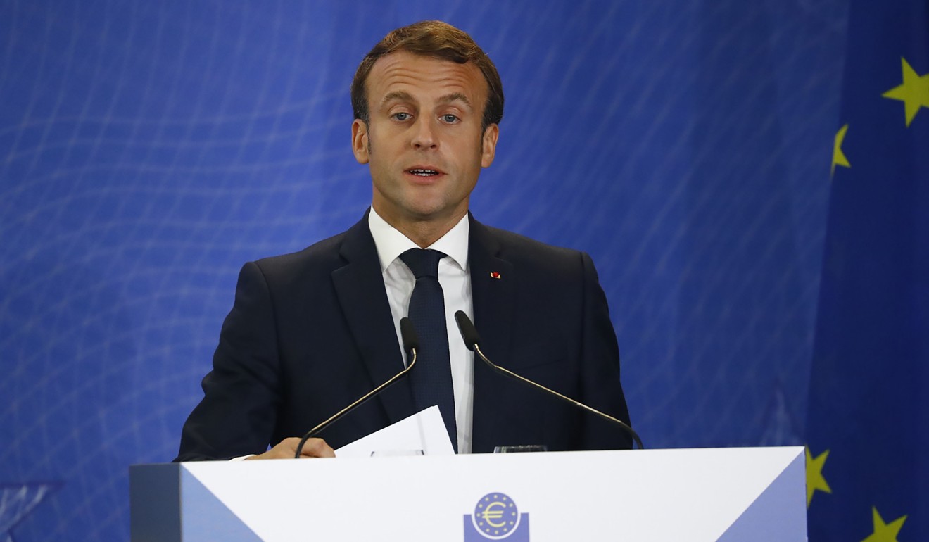 Emmanuel Macron, France's president, condemned the ‘heinous attack’. Photo: Bloomberg