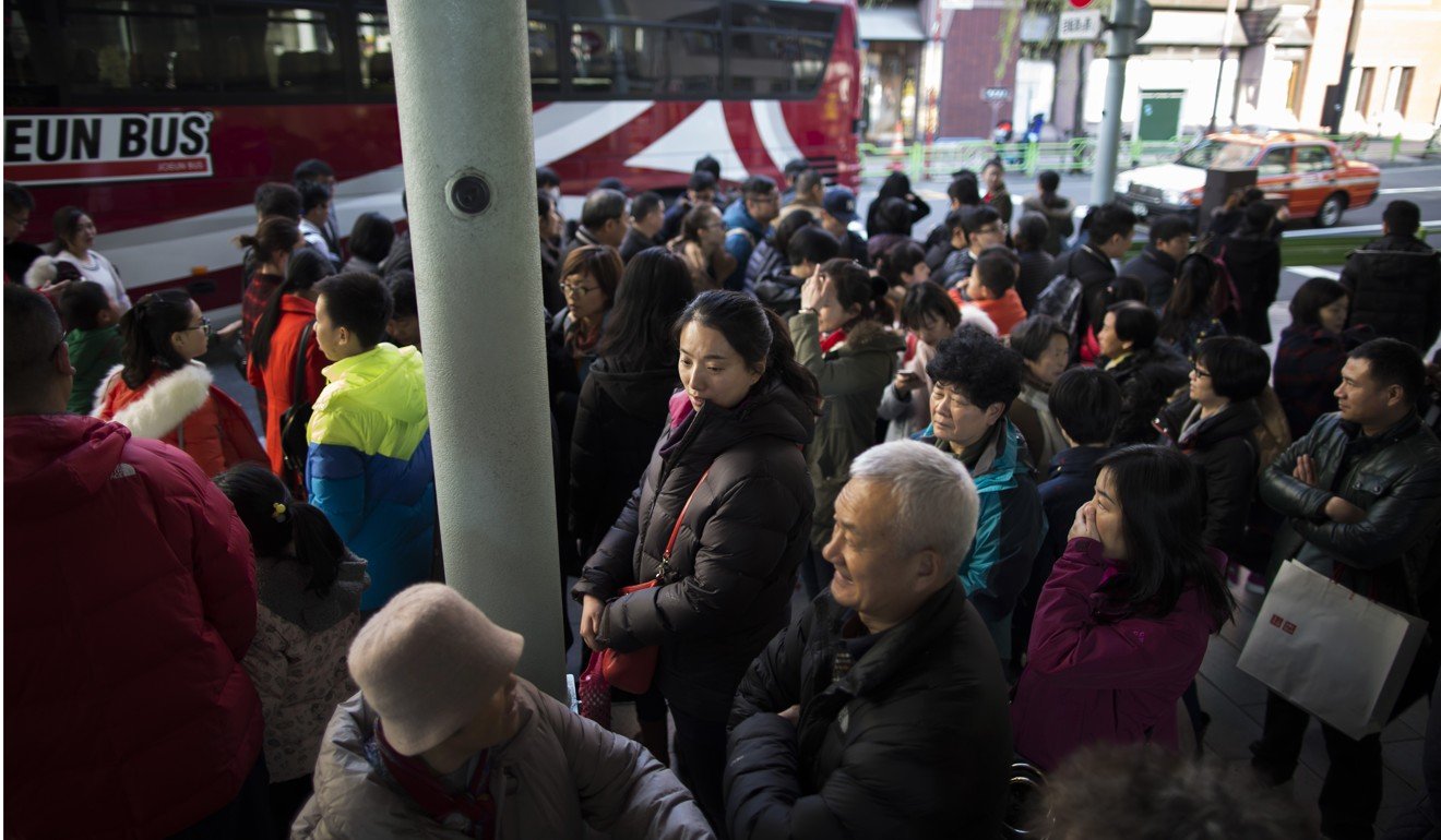 The number of Chinese tourists to Japan has soared. Photo: Bloomberg