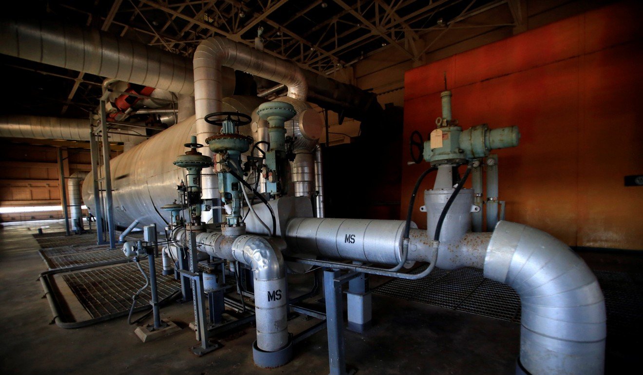 An interior view of the decommissioned Bataan Nuclear Power Plant in the Philippines. Photo: Reuters